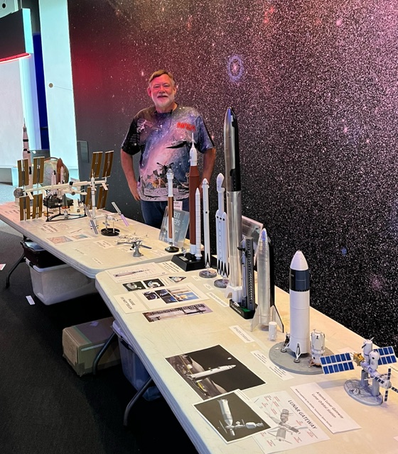 Chuck at Adventure Science Center.